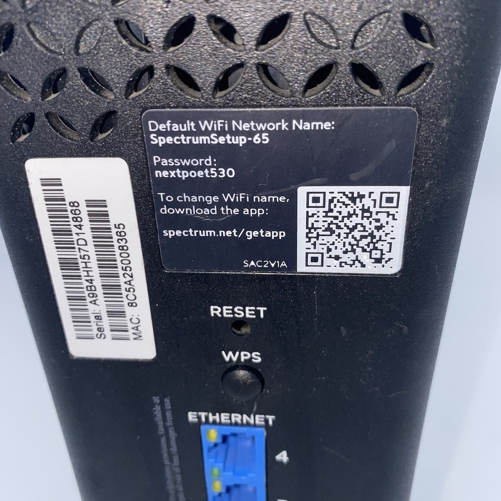 Spectrum Wave 2 RAC2V1K Wireless Router No Power Cord - Picture 5 of 5
